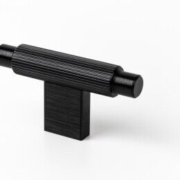 Arpa knop 70mm Ø 14mm H-35mm zwart