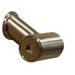 Belair set voetjes Ø 22mm RVS look