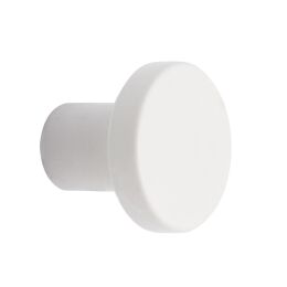 Dial ronde knop 28mm H-25mm mat wit