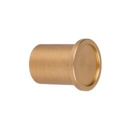 Dop knop Ø-25mm H-28mm Messing geborsteld