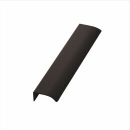 Greep Edge Straight  Mat zwart geborsteld