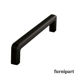 Greep Mango 12mm mat zwart  Leverbaar in 3 lengte maten