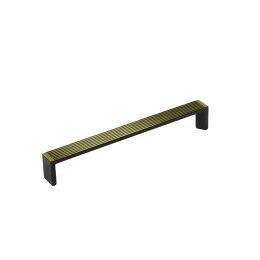 Greep Tengo  Antiek messing DHG leverbaar in de boorafstanden 160 en 320mm