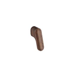 Knop Luv hout 17,5x51,2mm H-31,1mm Walnoot