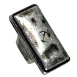 Knop met schroef 20X37mm H 25mm Oud IJzer