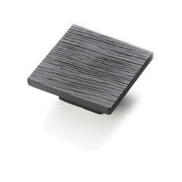 Knop vierkant 50x50mm Mat zwart