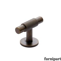 Manor T-knop 54mm H-39mm Donker antiek brons