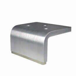 	Poot 10x100 alu geborsteld