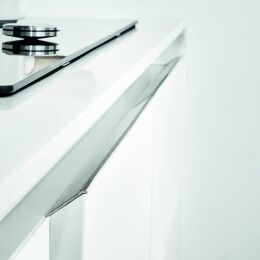 Profiel 45 graden H 14,5mm  W 20,5mm RVS look