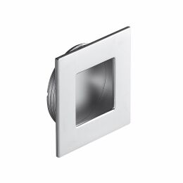 Vierkante infreesgreep 70x70X10mm RVS look