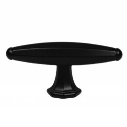 	Zeskant T knop 65mm H-30mm zwart