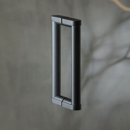 Deurgreep set Ø18  Mat Messing  leverbaar in 3 lengte maten