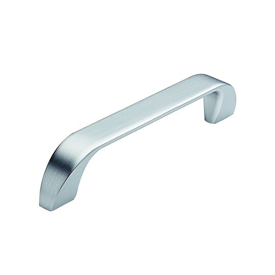 Greep 17x128x146mm Aluminium RVS look