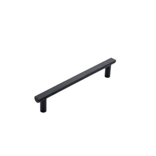 keuken handgreep zwart zwarte keuken met hout