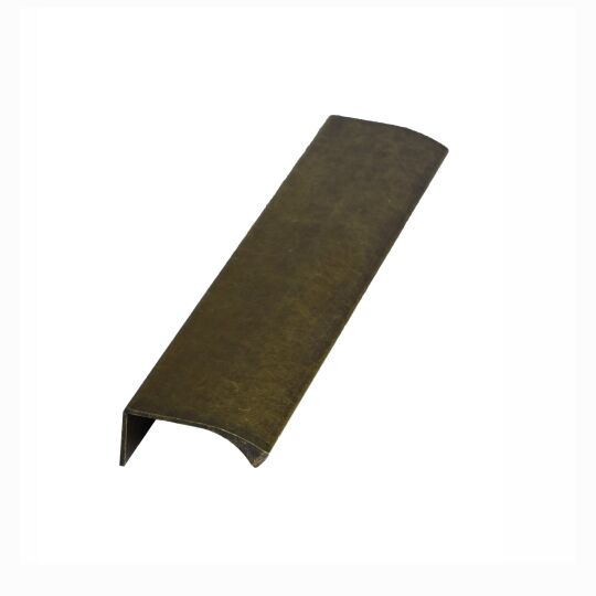 Greep Edge Straight Donker antiek brons leverbaar in 3 lengte maten