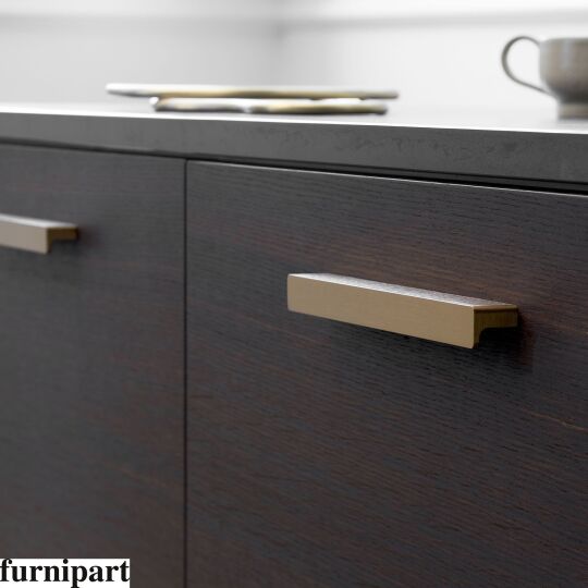 Greep Elan mat messing geborsteld 32mm, 160mm, 544mm en 1088mm