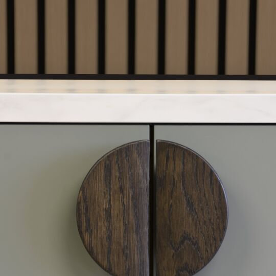 houten handgreep keuken landelijk