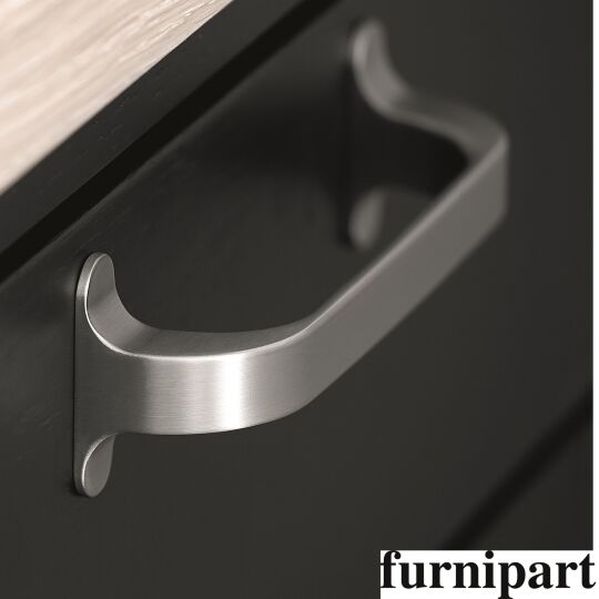 Greep locker 13x128x140mm RVS look