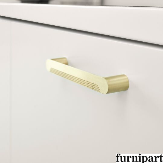 Greep Metro 20x160x180mm  Antraciet geborsteld