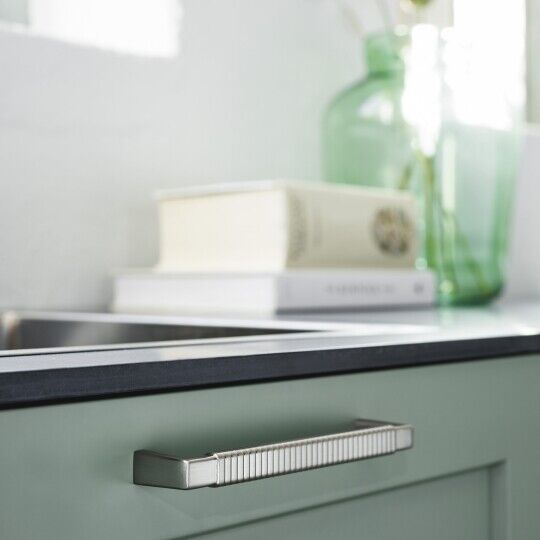 Greep Rattan 14x160x168mm RVS Look