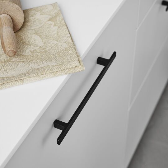 zwarte handgrepen keukengreepjes