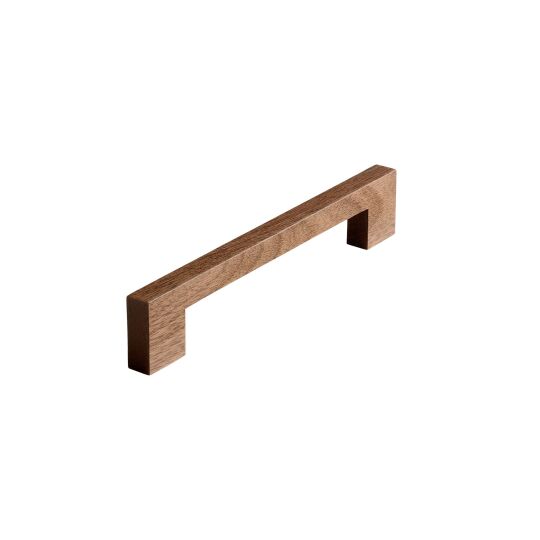 Greep Urban 12mm Walnoot  leverbaar in de boorafstanden 160 en 224mm