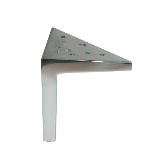 Hoekpoot H-180mm alu geborsteld