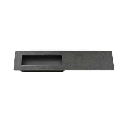 Infreesgreep met plaat 42x96x200mm oud zwart
