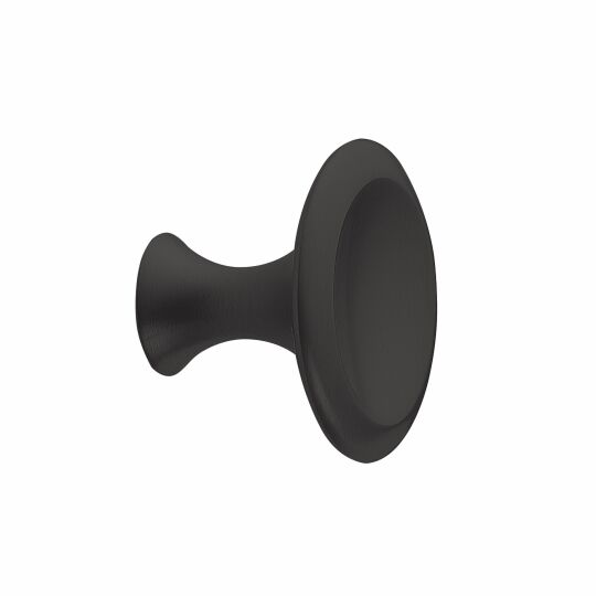 Knop Ø 42mm H-32mm Mat zwart