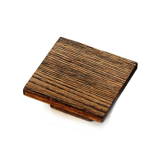 Knop vierkant 50x50mm Mat bruin