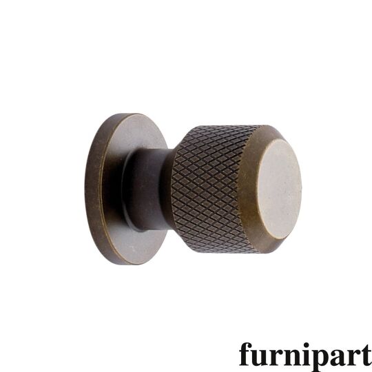 Manor knop Ø25mm H-35mm Donker antiek brons