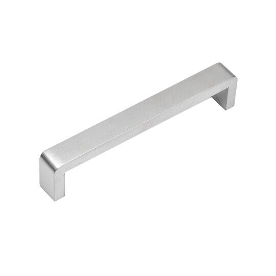 Rechte greep met ronde hoek 20x10mm RVS