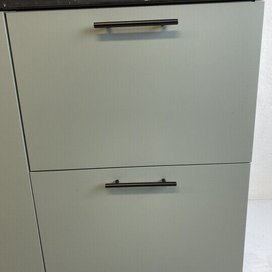 Relingreep 12 mm dikte mat zwart