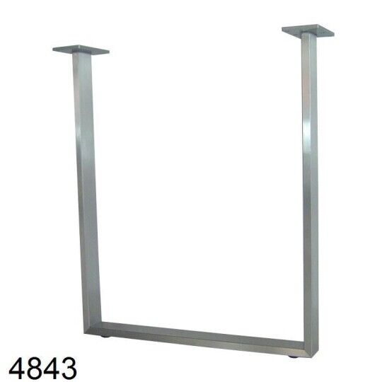 Tafelonderstel 600x700mm RVS geborsteld