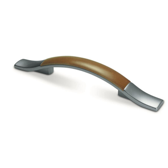 Tobo greep chromo look beuken