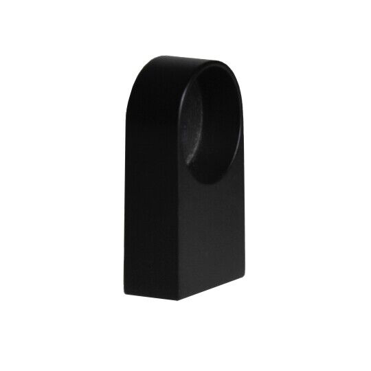 Voetje tbv greep Viking 22mm mat zwart